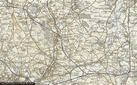 Historic Ordnance Survey Map Of Sutton Coldfield 1901 1902