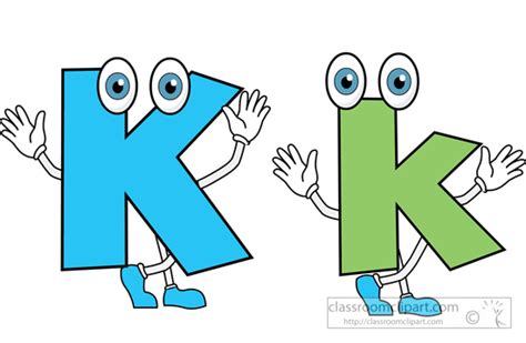 Learning The Alphabet The Letter K Clipart By Poppydreamz Clip Art