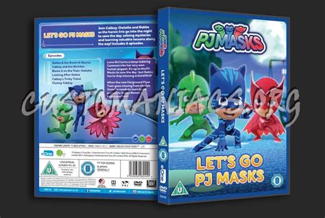Pjmasks Lets Go Pj Masks Dvd Cover Dvd Covers And Labels By