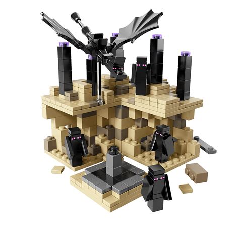 Lego Minecraft 21107 The End Ender Dragon And 4 Enderman Micro Mob Mini