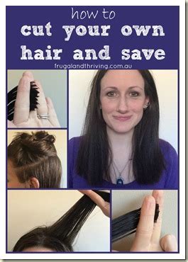 Try to start cutting your curly hair in front to back position for safe haircut. How to Cut Your Own Hair and Save