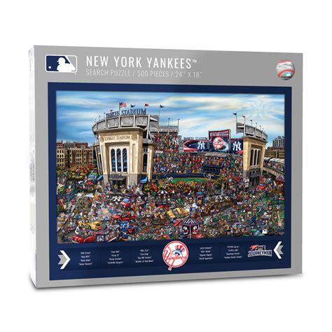 Ny Yankees Puzzle 500 Piece Jigsaw Puzzle White Mountain Puzzles
