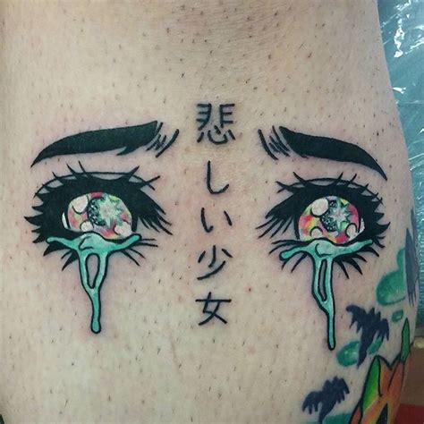 Anime Girl Eyes Tattoo Tatto Pictures