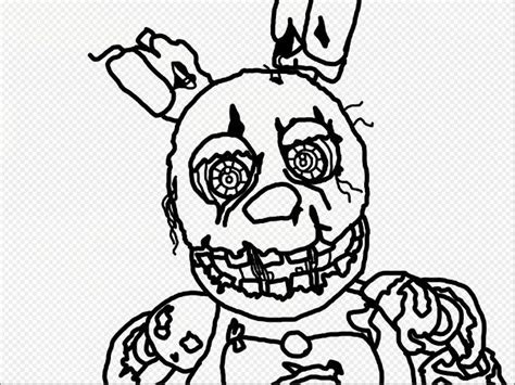 Spring Bonnie Coloring Pages