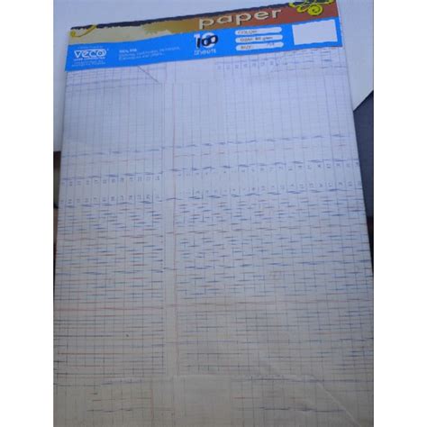 Veco Parchment Paper A4 Size By Ream 100 Sheets Shopee Philippines
