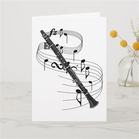 Clarinet Card Wedding Color Schemes Wedding Colors Marching Music