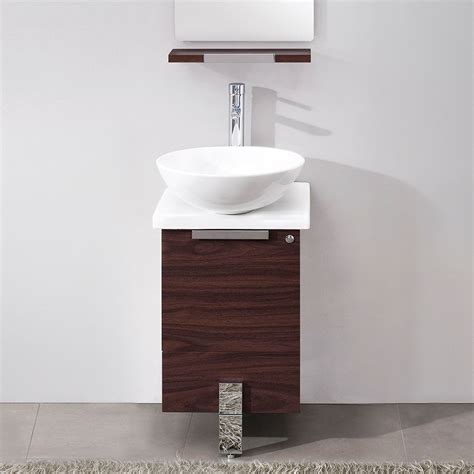 We find that many homeowners, particularly in older homes, need a bathroom vanity that is narrow in depth due to room size, or issues with the angle of the door swing. Narrow Bathroom Vanities with 8-18 Inches of Depth