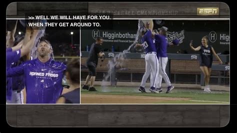 Melissa Triebwasser On Twitter How Sweet Is This Moment For Tcu Baseballs Second Year Head