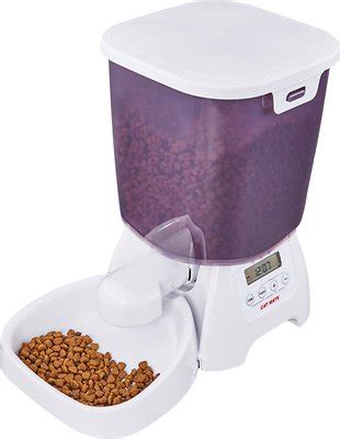 Automatic dry food pet feeder. Cat Mate C3000 Programmable Dry Food Feeder - Chewy.com