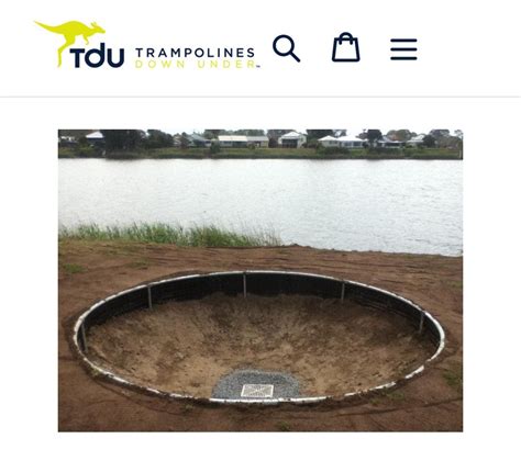 A Great Example Of An Inground Trampoline Drainage System By