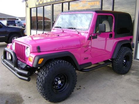 Pink Jeep Wrangler So Girly So Cute Dream Car