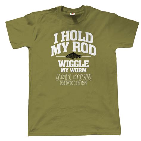 Check spelling or type a new query. I Hold My Rod Mens Funny Fishing T Shirt - Gift for Dad ...