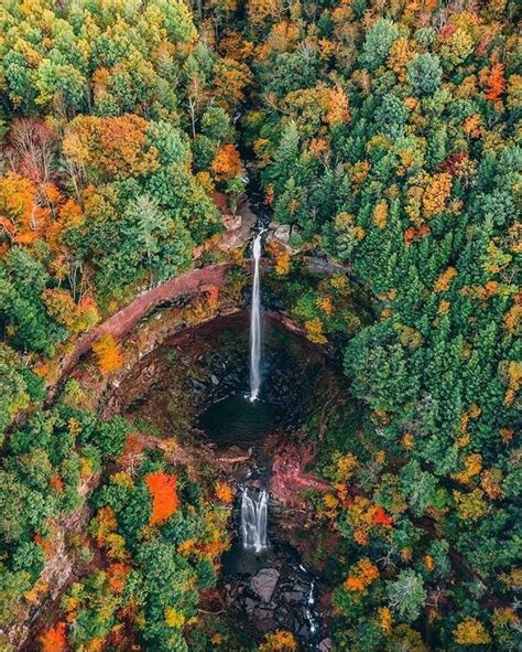 Kaaterskill Falls Is A Two Stage Waterfall On Spruce Creek In The