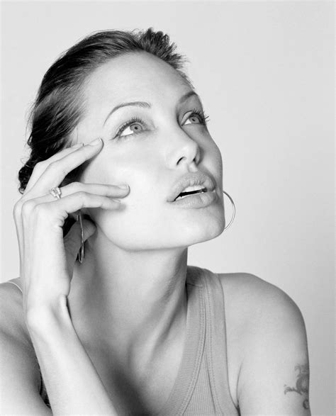 Angelina Jolie Black And White Photography Americancruisercampervan