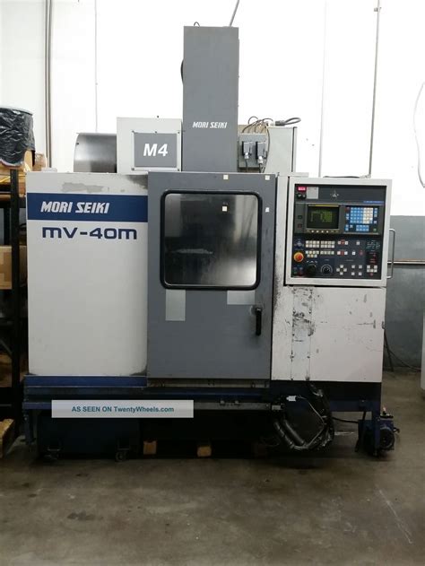 Mori Seiki Mv 40m Cnc Vertical Milling Center With 4th Axis