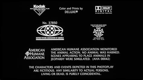 Image - Cast Away MPAA Credits.jpg | Logopedia | FANDOM powered by Wikia