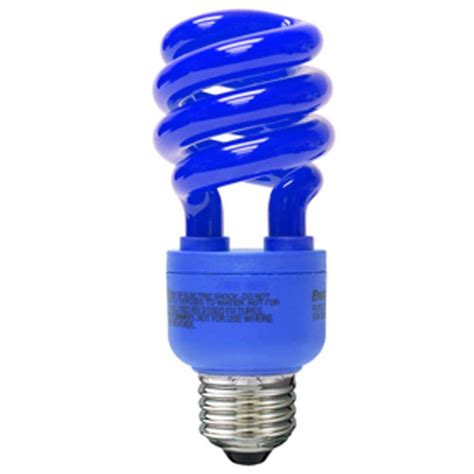 Cli Energetic 60 Watt Equivalent Blue Spiral Cfl Light Bulb