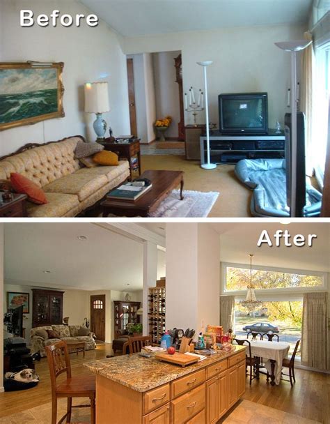 39 Split Level Open Floor Plan Remodel Before And After Living