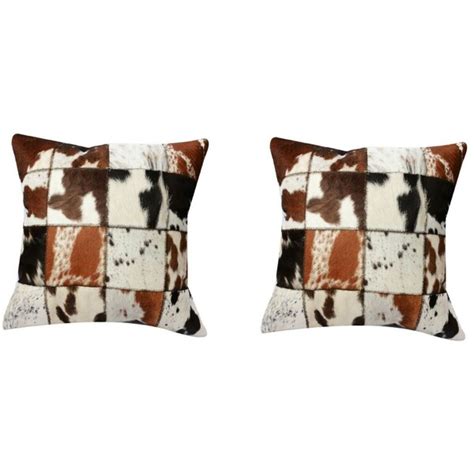 Cowhide Pillow Etsy