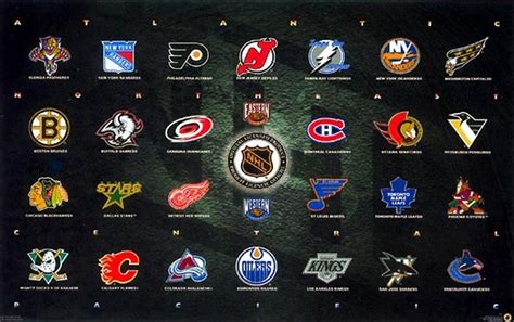 National Hockey League Nhl Logo Large 23x35 Inches Rare Etsy