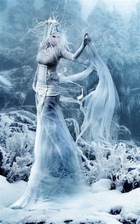 ️queen Snow Queen Fantasy Photography Winter Goddess