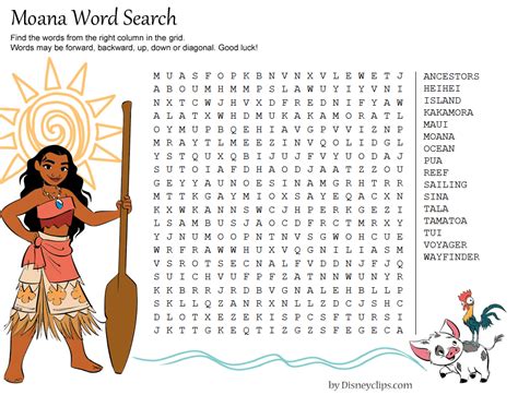 Easy Disney Word Search Printable Printable Word Searches