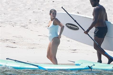 Selena Gomez Caught By Paparazzi In Sexy Swimsuit On A