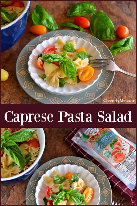 Caprese Pasta Salad Recipe Cleverly Me South Florida Lifestyle Blog