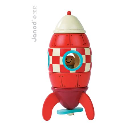Janod Magnetic Rocket Toy Little Earth Nest