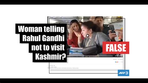 This Video Shows A Woman Complaining About Conditions In Indian Kashmir Fact Check