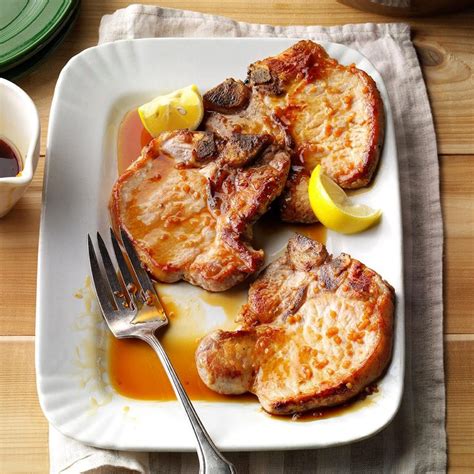 Pork Chops In A Honey Mustard Sauce Recipe How To Make It Taste Of Home