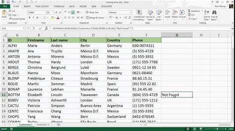 How To Compare Two Lists In Different Worksheets Using Vlookup In Excel