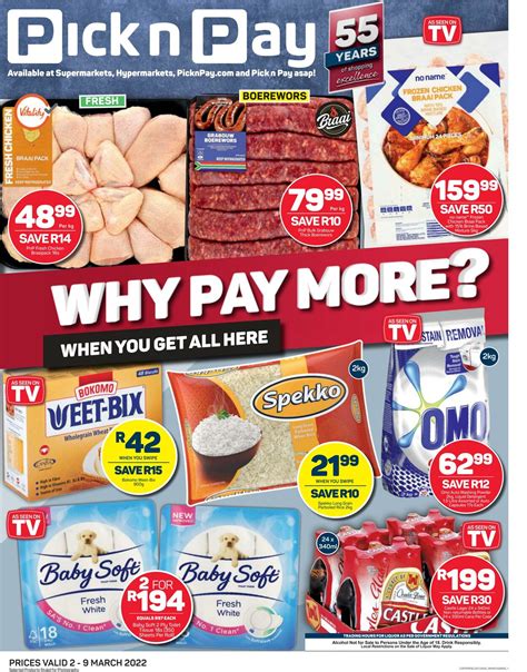 Pick N Pay Promotional Leaflet Valid From 0203 To 0903 Page Nb 1