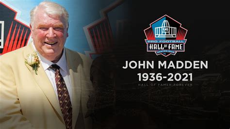 Remembering Hall Of Famer John Madden Youtube