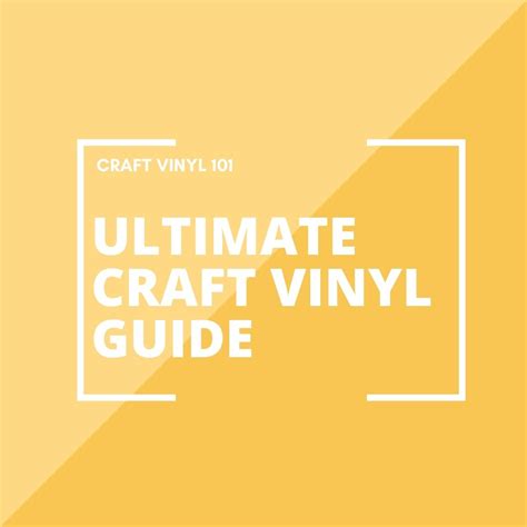 The Ultimate Craft Vinyl Guide Brooklyn Berry Designs