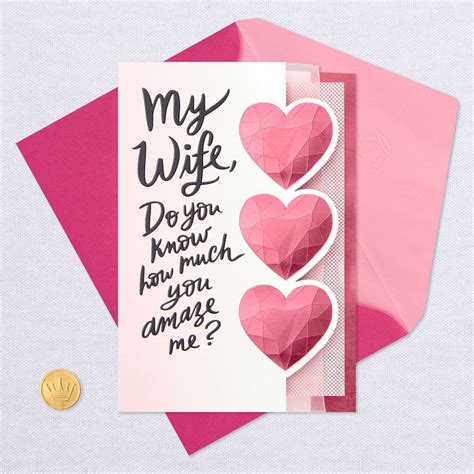 You Amaze Me Valentines Day Card For Wife Greeting Cards Hallmark