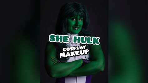 She Hulk Cosplay Makeup Youtube