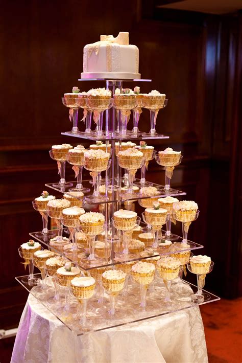 Champagne Cupcake Tower Uk Alternative Wedding