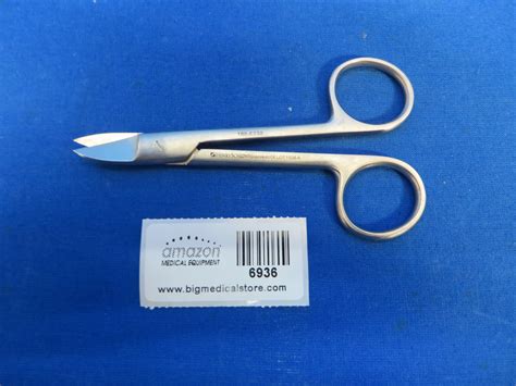 Henry Schein 100 6330 Scissors Surgical Crown And Collar Curved 90 Days