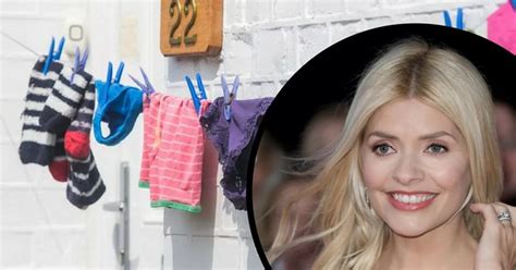 Watch Holly Willoughby Show Off Her Underwear In Solidarity With Devon Mum Who Hangs Washing Out