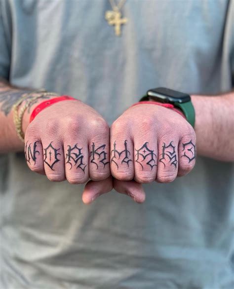 Update More Than 76 4 Letter Words For Knuckle Tattoos Best Incdgdbentre