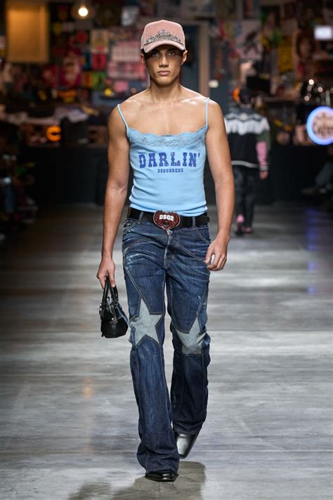 Dsquared2 Mens Fallwinter 2023 Collection Runway