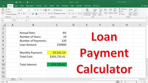 How To Calculate Loan Payments Using The Pmt Function In Excel Excel