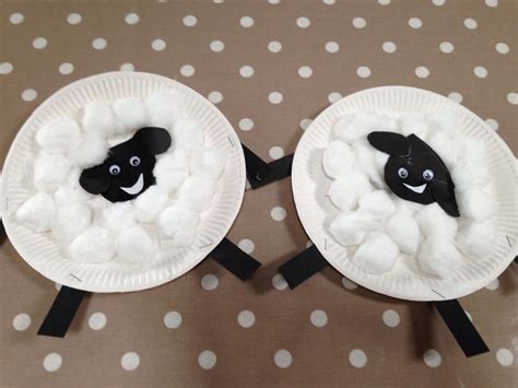 Paper Plate Sheep Paper Plate Sheep Spring Crafts Paper Plates