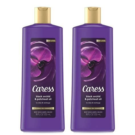 2 Pack Caress Body Wash Black Orchid And Patchouli Oil 186 Oz