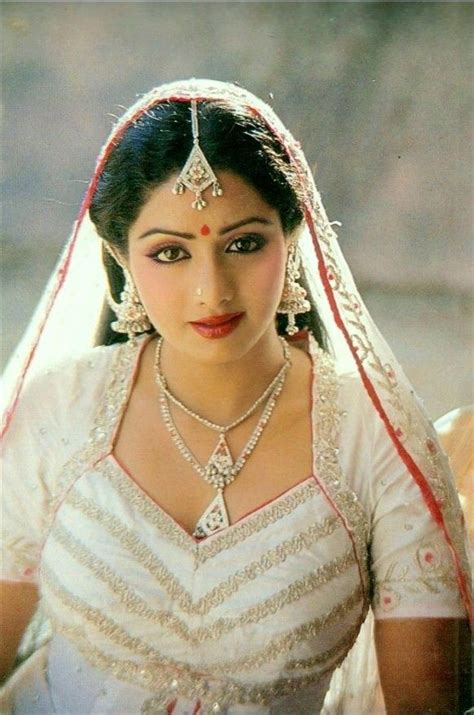 Sridevi Most Beautiful Indian Actress Vintage Bollywood Beautiful Indian Actress