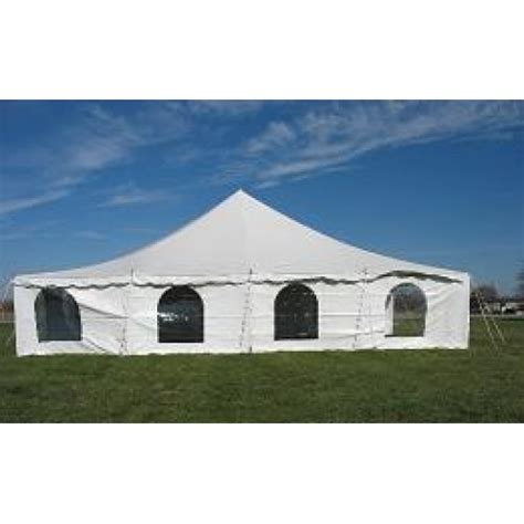 40 X 40 White Staked Tent