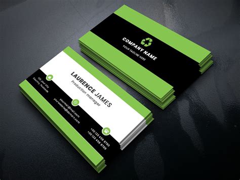 Use our free business card maker to easily create your own custom business cards. Clean And Simple Business Card Template by MouriTheme | Codester
