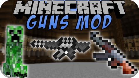 Minecraft Gun Mod 40 Neue Waffen Youtube