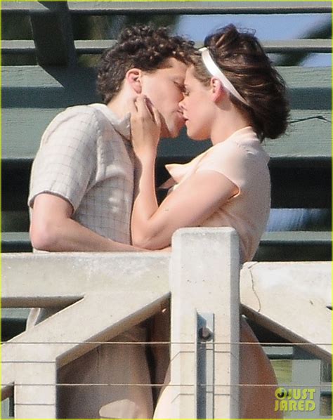 Kristen Stewart And Jesse Eisenberg Kiss For Woody Allen Movie Photo